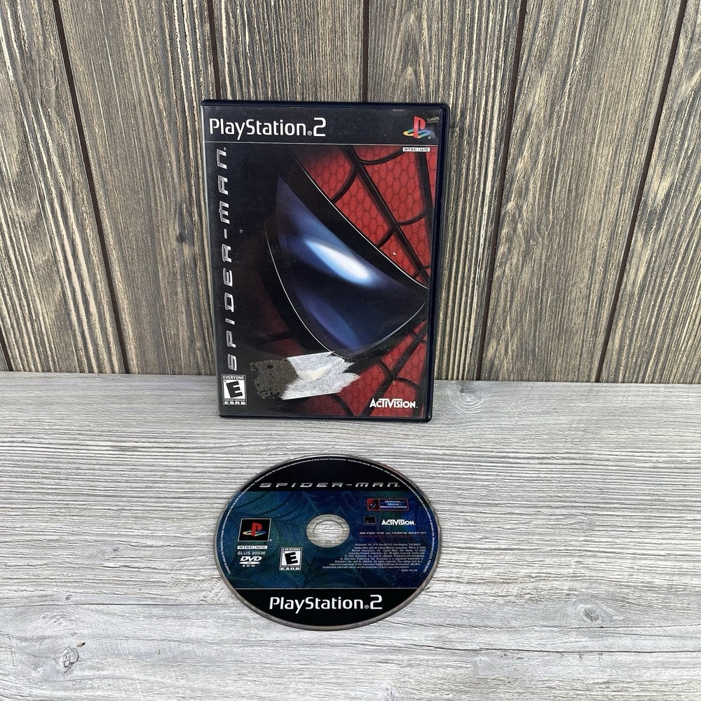 Spider-Man (Sony PlayStation 2, 2002) Tested Working